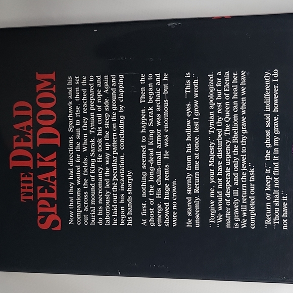 The Ruby Knight Book Two Of The Elenium By David Eddings 1990 Hardcover First Ed - Picture 7 of 8